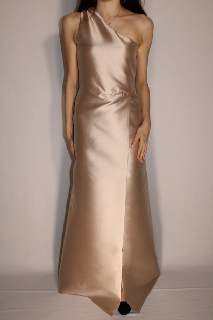 Abito_Lumen_Night_Beige_Aelora_Frontale
