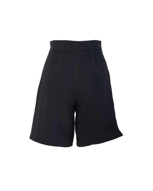 Aelora_-_Pantaloncino_Elegante_100_Made_in_Italy_Bliss_Nero_3